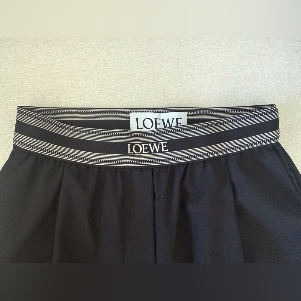 Loewe black pants with logo size XS